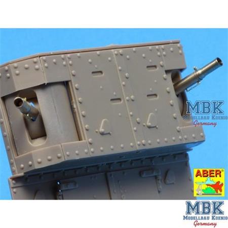 Barrels for British WWI Tank Mark IV - Female