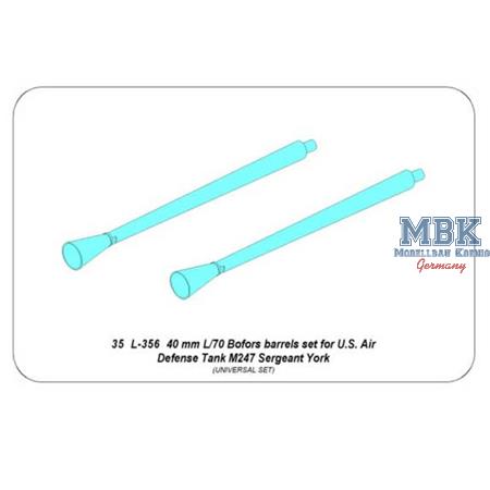 40 mm L/70 Bofors Barrel US M247 Sergeant York
