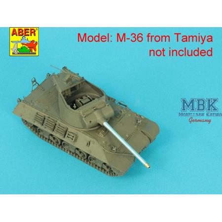 U.S. 90 mm M3 barrel with thread protector for M36