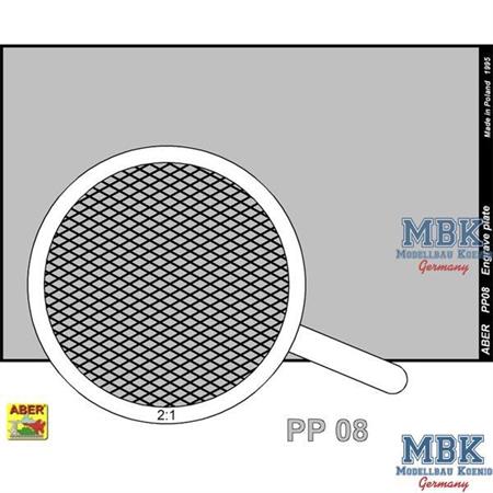 Engrave plate (88 x 57mm) - pattern 08