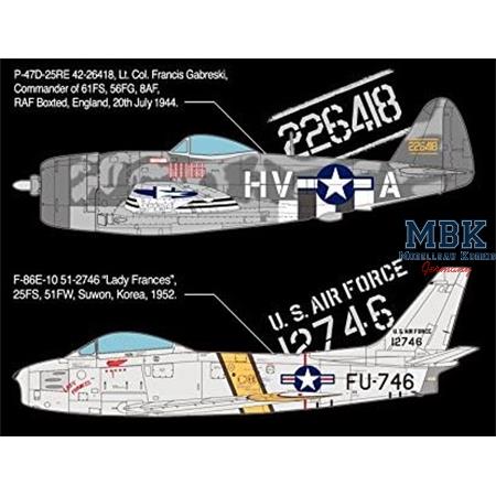 P-47D & F-86E "GABRESKI"