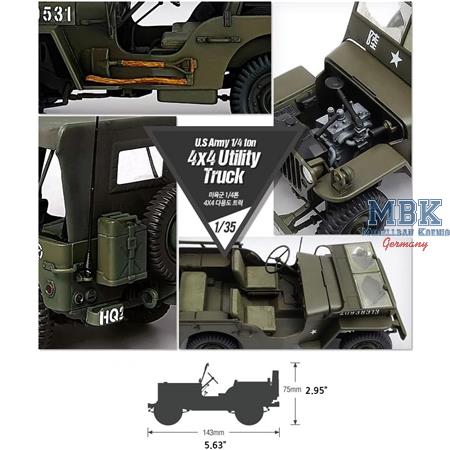 US Army 1/4 Ton 4x4 Utility Truck