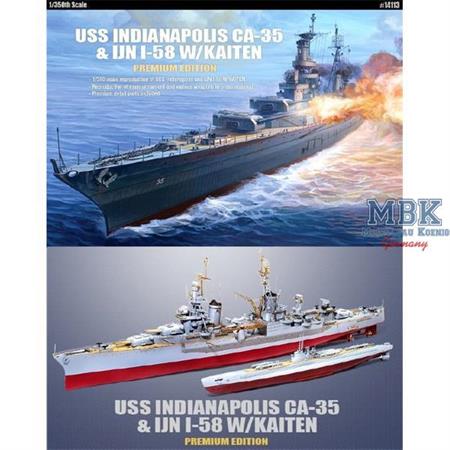USS CA-35 Indianapolis & IJN I-58 PREMIUM