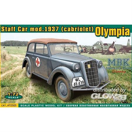 Opel Olympia (cabriolet) staff car, model 1937