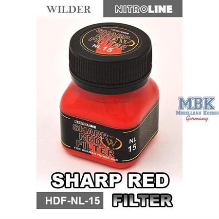 Sharp Red Filter Enamelwash