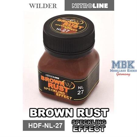 Brown Rust Speckling Effect Enamelwash