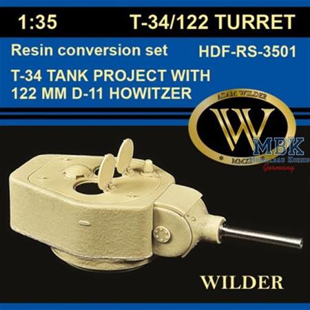 T-34/122 Tank Turret Project w/ 122mm D-11 Howitze