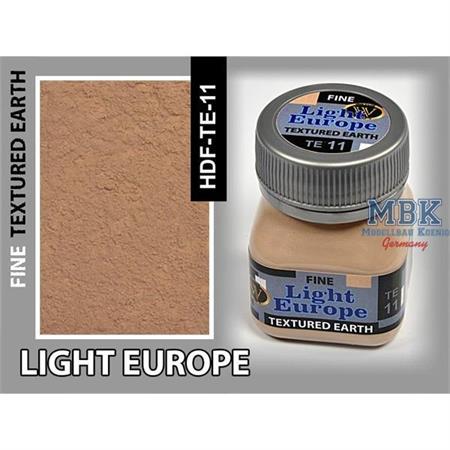 Light Europe Earth, Fine Texturing