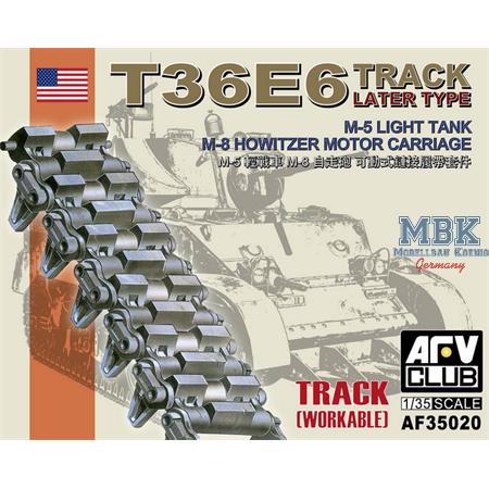M5/M8 Light Tank T36E6 Tracks