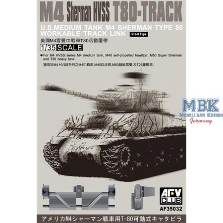 M4 Sherman HVSS T-80 Tracks / Ketten