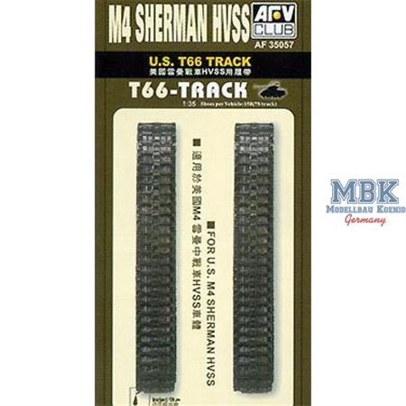 M4 Sherman HVSS T66 Tracks - Gummiketten