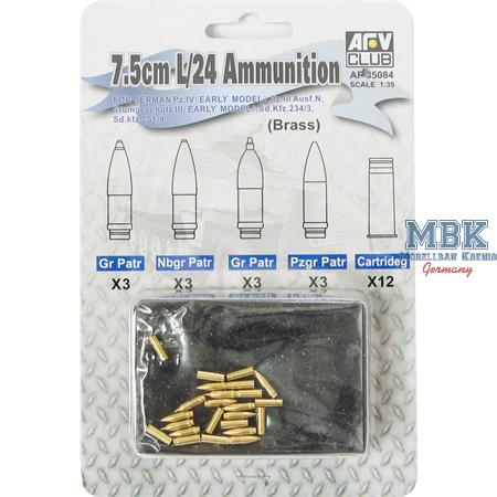 7,5cm L/ 24 Ammunition