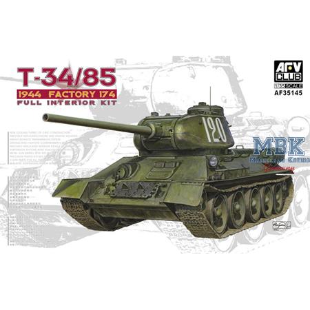 T-34/85 1944 No.174 w/ full Interior