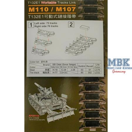 T132E1 Workable Track Links (M110 / M107)