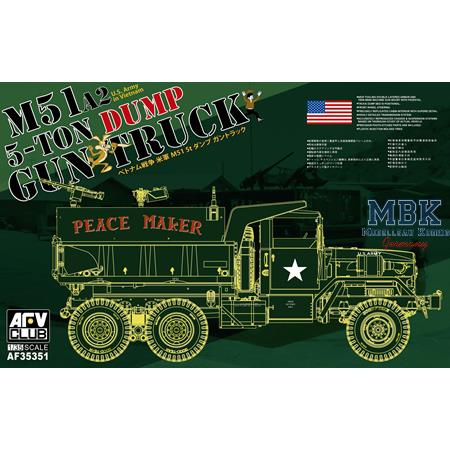 M51A2 5-ton 6x6 Dump Gun Truck