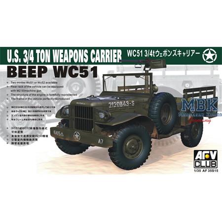 BEEP WC51 3/4 ton Weapons Carrier