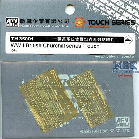 WWII British Churchill etching parts for exhaust