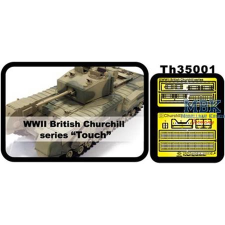 WWII British Churchill etching parts for exhaust