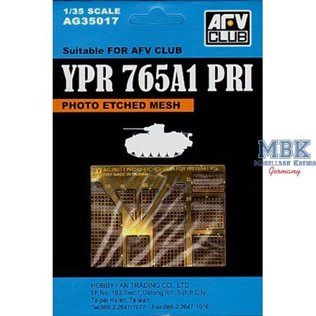 Photo-etched mesh for YPR765A1 PRI