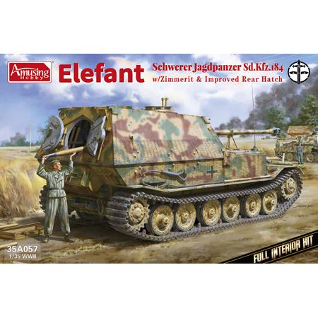 Schw. Jagdpanzer Elefant w/Zimmerit FULL INTERIOR