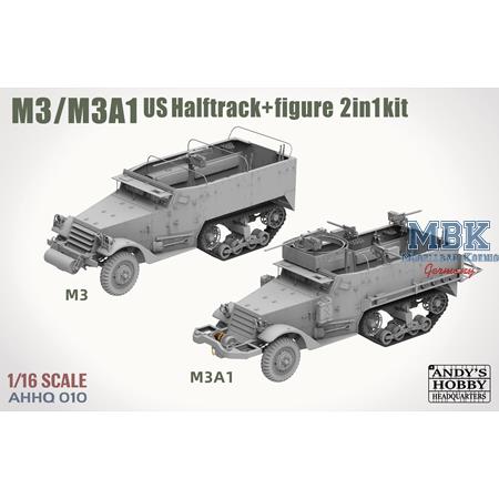 M3 / M3A1 U.S. Halftrack 2 in 1 (1:16)