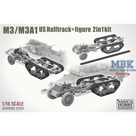 M3 / M3A1 U.S. Halftrack 2 in 1 (1:16)