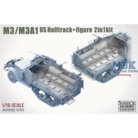 M3 / M3A1 U.S. Halftrack 2 in 1 (1:16)