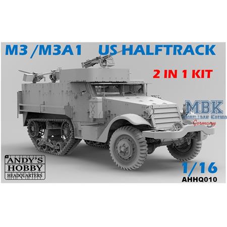 M3/M3A1 U.S. Halftrack 2 in 1 (1:16)