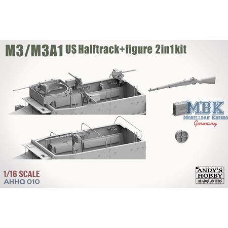 M3/M3A1 U.S. Halftrack 2 in 1 (1:16)