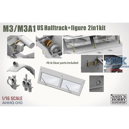 M3/M3A1 U.S. Halftrack 2 in 1 (1:16)