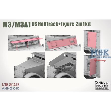 M3/M3A1 U.S. Halftrack 2 in 1 (1:16)