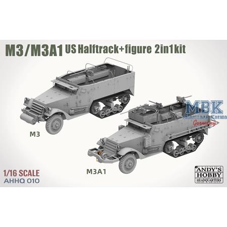 M3/M3A1 U.S. Halftrack 2 in 1 (1:16)