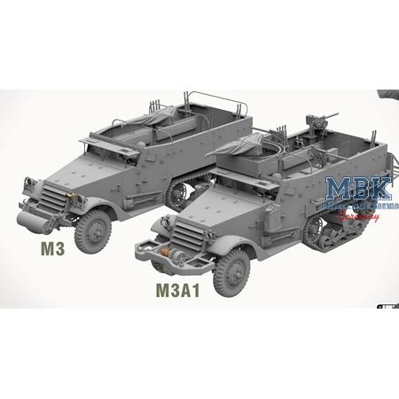 M3 / M3A1 U.S. WWII Halftrack DOUBLE COMBO (1:35)