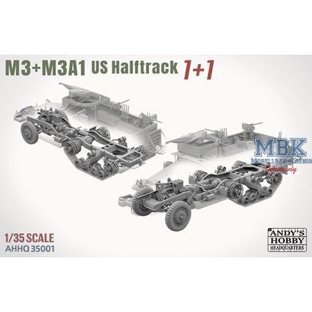 M3 / M3A1 U.S. WWII Halftrack DOUBLE COMBO (1:35)