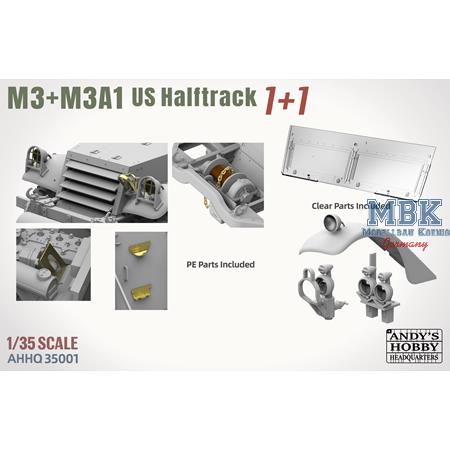 M3 / M3A1 U.S. WWII Halftrack DOUBLE COMBO (1:35)