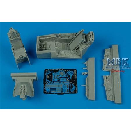 F-16C Barak cockpit set for Hasegawa
