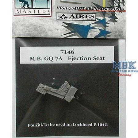 M.B. GQ 7A seat for F-104G