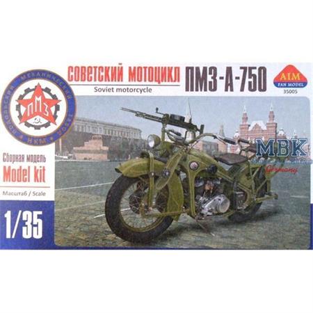 sov. WWII PZM-750 motorcycle