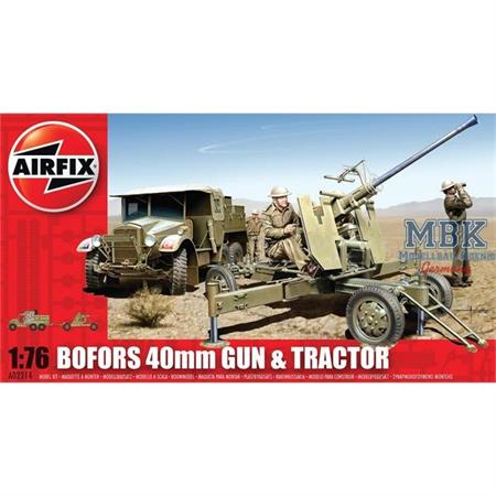 Bofors Gun and Tractor 1:76