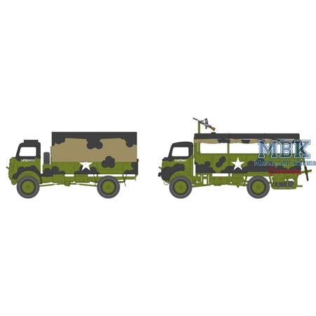 WWII 3-Ton G.S. amd Troop Trucks 1:76