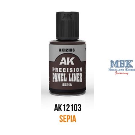 AK Precision Panel Liner SEPIA 30ml