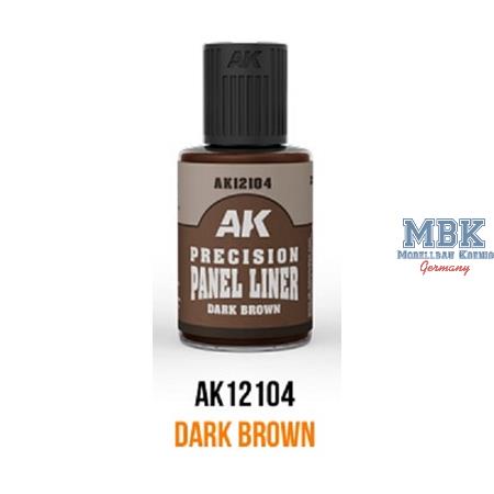 AK Precision Panel Liner DARK BROWN 30ml