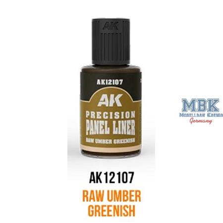AK Precision Panel Liner RAW UMBER GREENISH 30ml