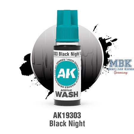 BLACK NIGHT – ACRYLIC WASH