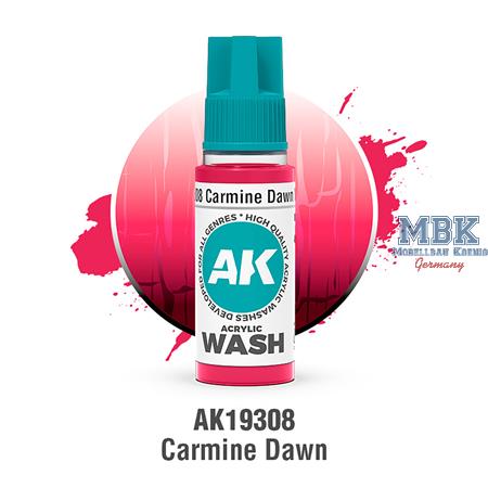 CARMINE DAWN – ACRYLIC WASH