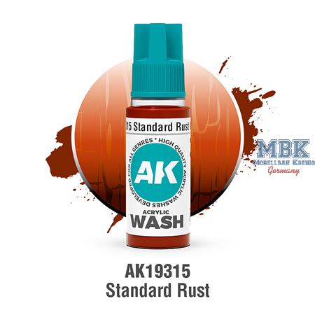 STANDARD RUST – ACRYLIC WASH