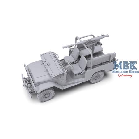 FJ43 Pickup with SPG-9.  RECOILLESS GUN