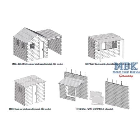 Concrete Blocks kit (1:35)