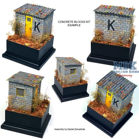 Concrete Blocks kit (1:35)