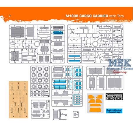 M1008 CUCV Cargo Carrier with Tarp